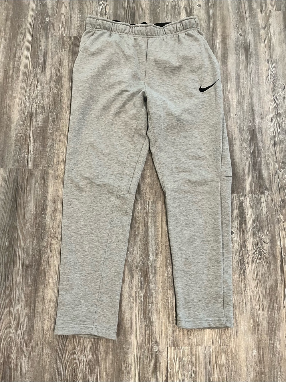 Nike Grey Sweatpants with Black Swoosh